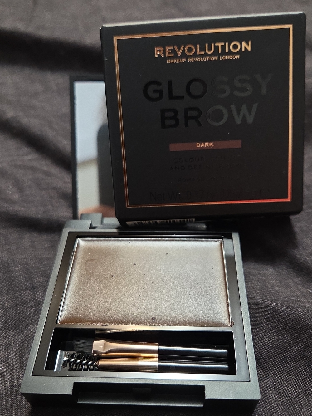 Revolution Glossy Brow Wax - Black